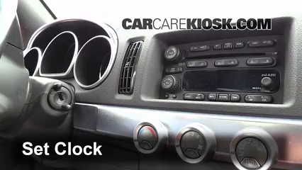 2004 Chevrolet SSR 5.3L V8 Clock Set Clock